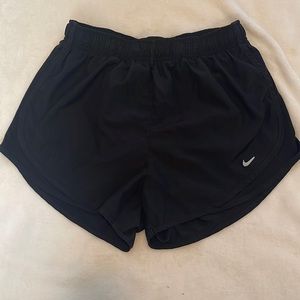 Black Nike athletic shorts